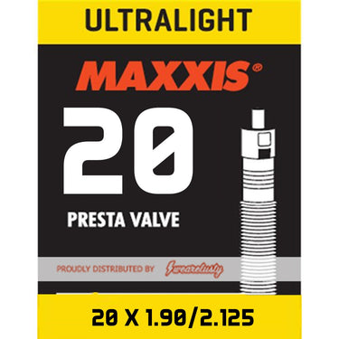Maxxis Tube Ultralight 20 X 1.90/2.125 Presta FV Sep 32mm